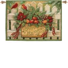 Happy Holiday Tapestry of Fine Art
