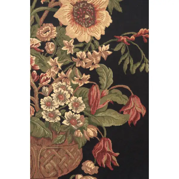 Century Floral Black wall art european tapestries