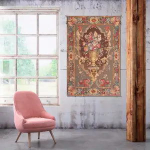Bouquet Imperial Taupe French Tapestry