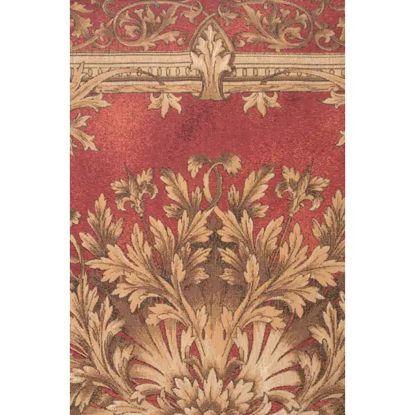 Les Rosaces in Red by Charlotte Home Furnishings