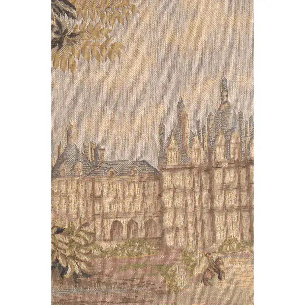 Verdure Chateau Carriage French Wall Tapestry Castle & Architecture Tapestries