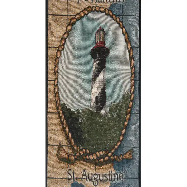 Lighthouses of the South East-Augustine Wall Tapestry Bell Pull