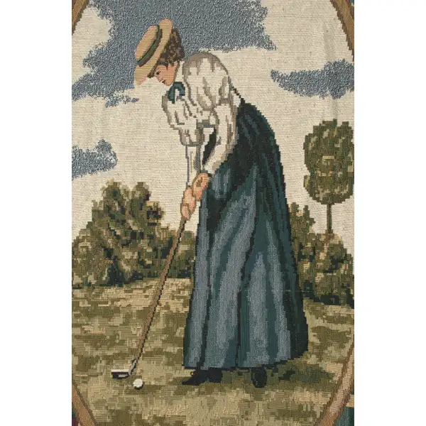 Victorian Ladies Golfer North America throws