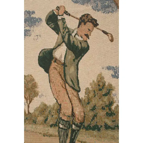 Victorian Mens Golfer Afghan Throws