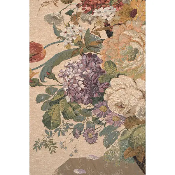 Elegant Masterpiece Belgian Tapestry Wall Hanging Floral & Still Life Tapestries