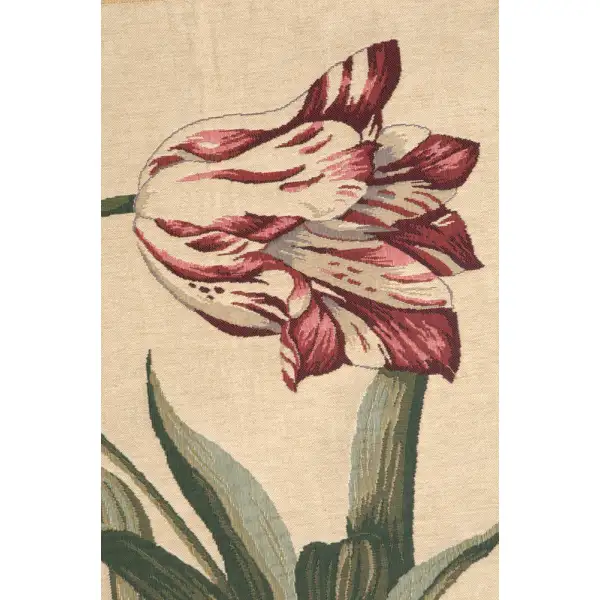 Red Tulip II Belgian Tapestry Wall Hanging Floral & Still Life Tapestries
