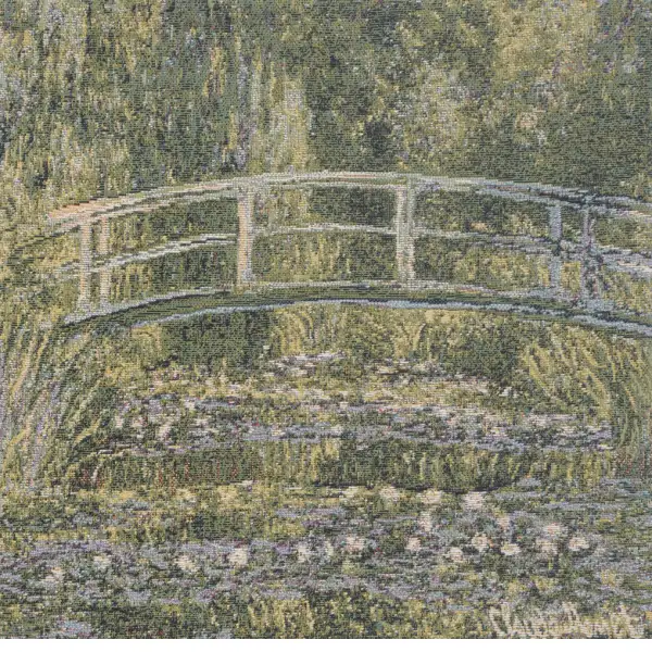 Monet's Bridge at Giverny III Floral Cushions