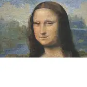 Mona Lisa II Belgian Cushion Cover | Close Up 2