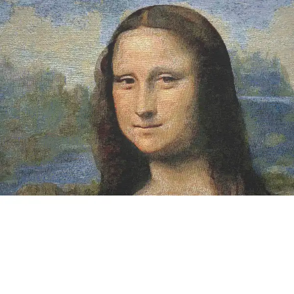 Mona Lisa II Belgian Cushion Cover | Close Up 2