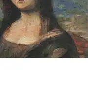 Mona Lisa II Belgian Cushion Cover | Close Up 4