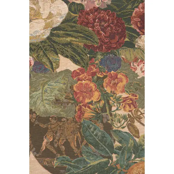 Floral Vase and Fruits european tapestries