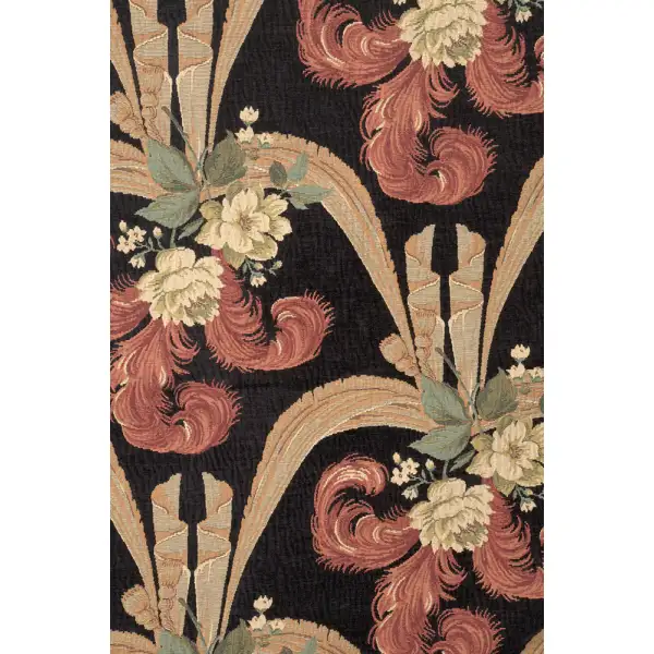 Elegant Floral Scroll Belgian Tapestry Wall Hanging Floral & Still Life Tapestries