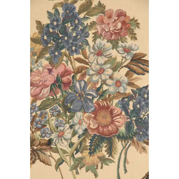 Caroline Blue Belgian Tapestry Wall Hanging Floral & Still Life Tapestries