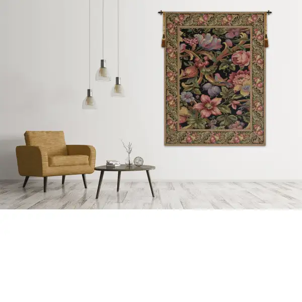 Eve's Floral Paradise Vertical wall art