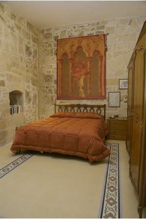 Rose Colonnade Red European Tapestry Wall Hanging