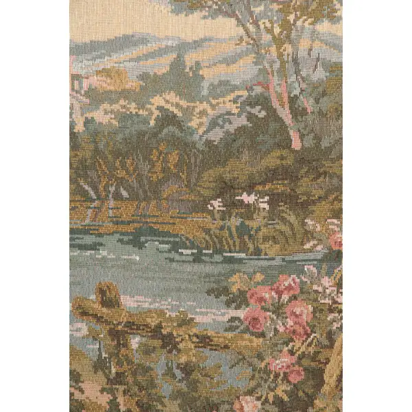 Cherubs Cascade European Tapestry Landscape & Lake Tapestries