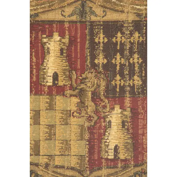 Blason Tours small border Belgian Tapestry Crest & Coat of Arm Tapestries