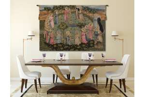 Roundance of Saints Italian Tapestry