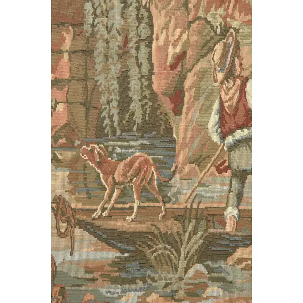 Washing by the Lake Both Panels European Tapestry Landscape & Lake Tapestries