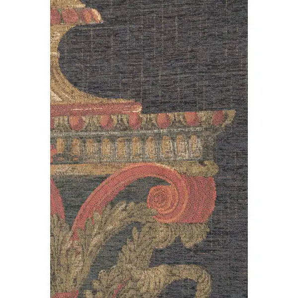 Urn on Pillar Black Large european tapestries