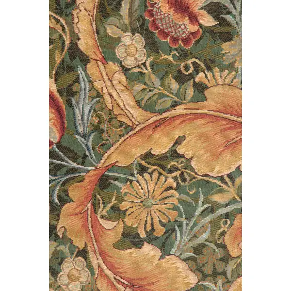 Acanthe Green Large French Wall Tapestry Floral & Still Life Tapestries
