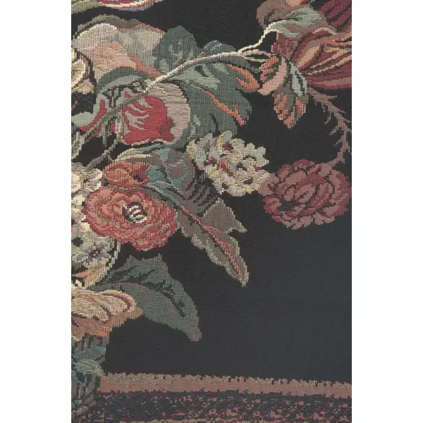 The Vase in Black wall art tapestries