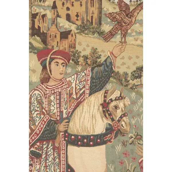 The Hunt in Red wall art tapestries