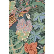 Jungle And Two Birds Cushion - 19 in. x 19 in. Cotton by Anne Leurent's | Close Up 2