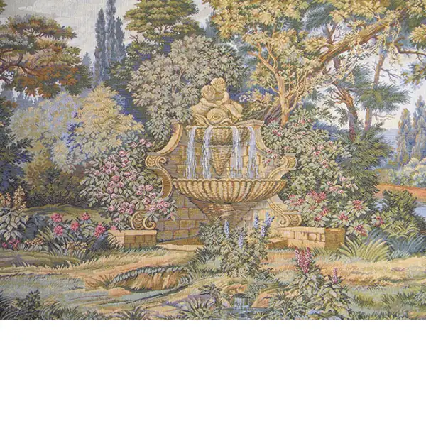 Fountain Italian Tapestry Landscape & Lake Tapestries