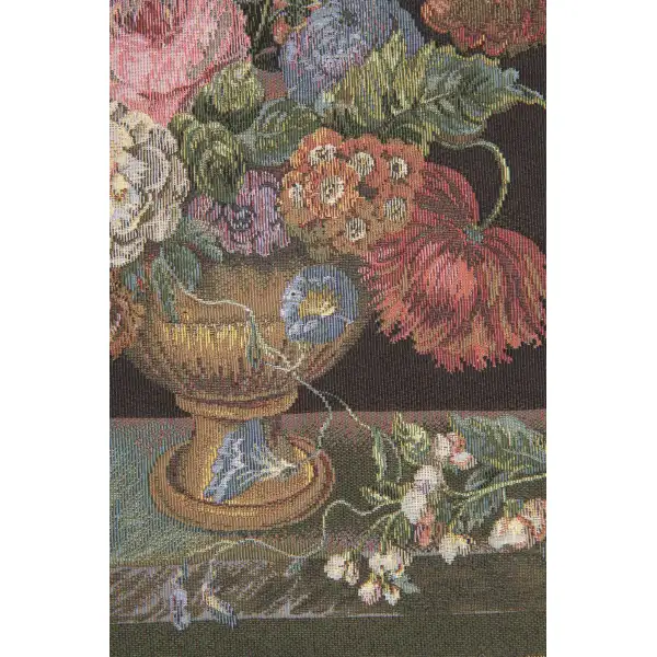 Flower Vase Black european tapestries