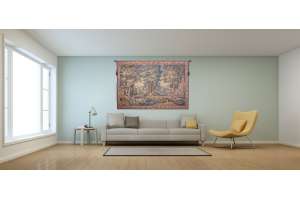 Sous-Bois Anime Belgian Tapestry Wall Hanging