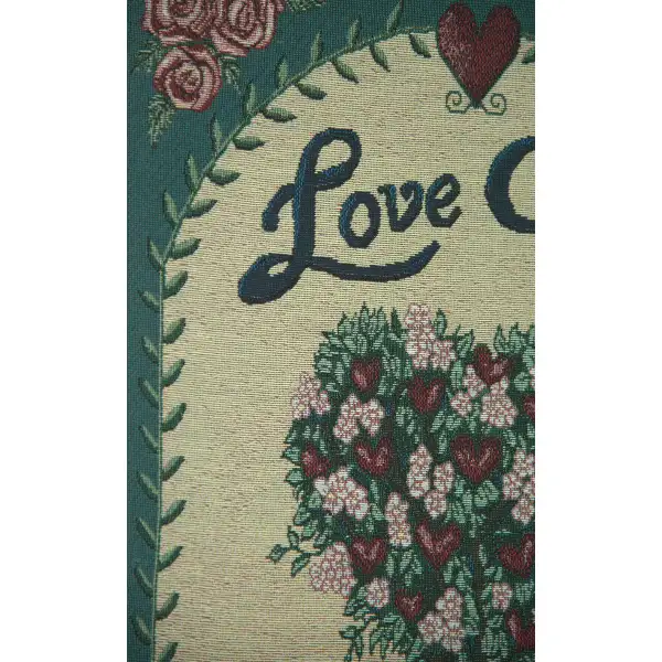 Love Grows wall art tapestries