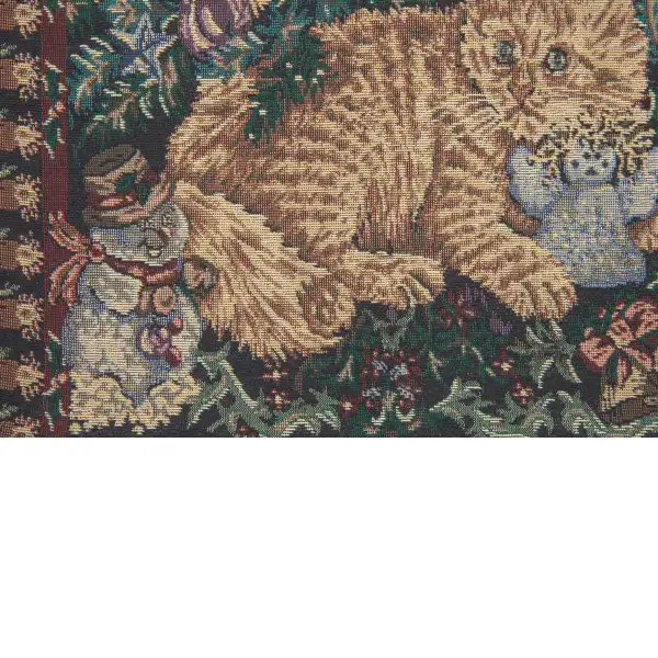 Cats Holiday tapestry pillows