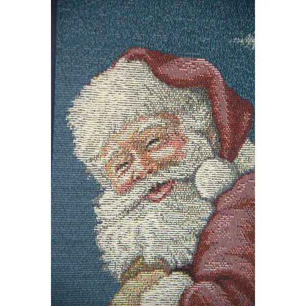 Santa's Coming Wall Tapestry Bell Pull