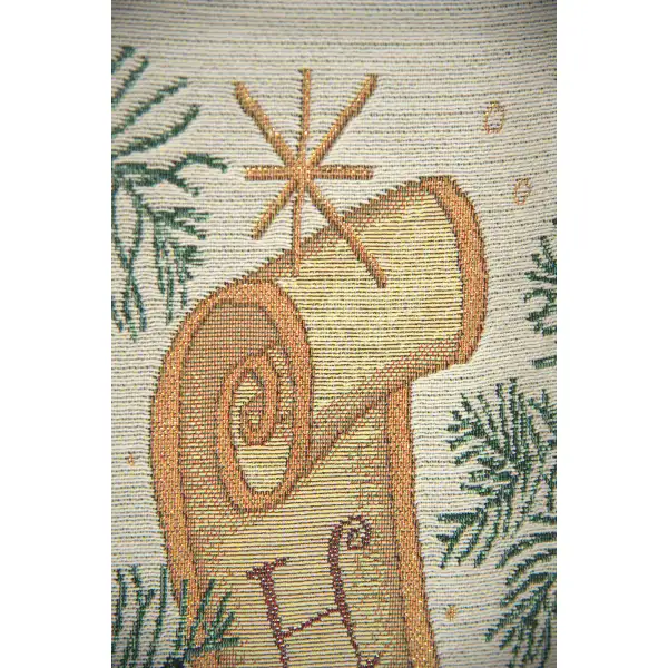 Happy Holidays Scroll Wall Tapestry Bell Pull