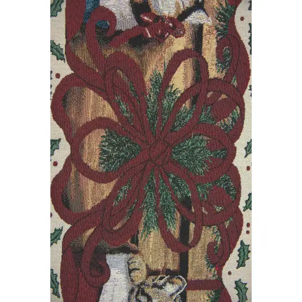 Cat Christmas Party Large Tapestry Table Mat