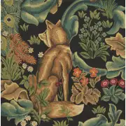 Wolf by William Morris Belgian Cushion Cover | Close Up 1