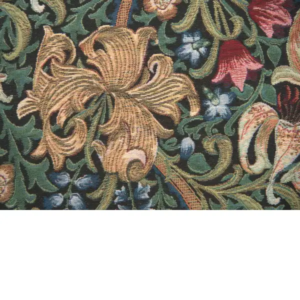 Golden Lily by William Morris afghan throws