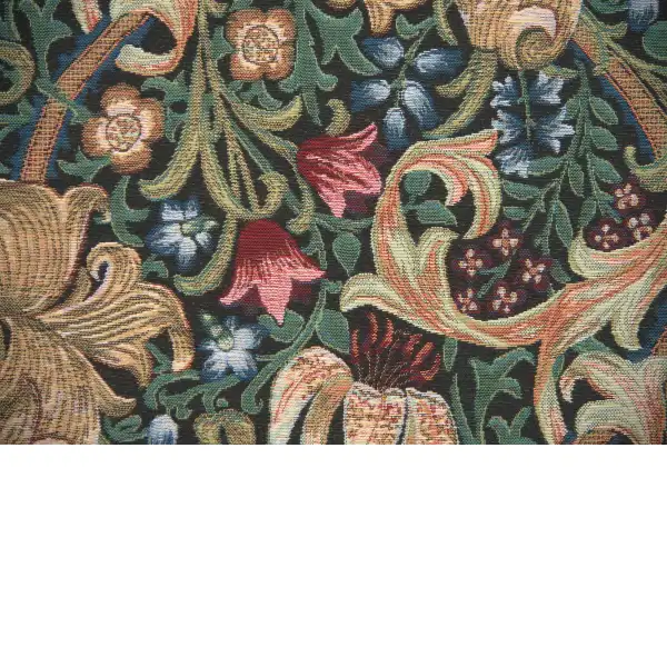 Golden Lily by William Morris Belgian Tapestry Throw