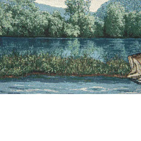 Fishin' Hole with Looped Brown Rod North America tapestries
