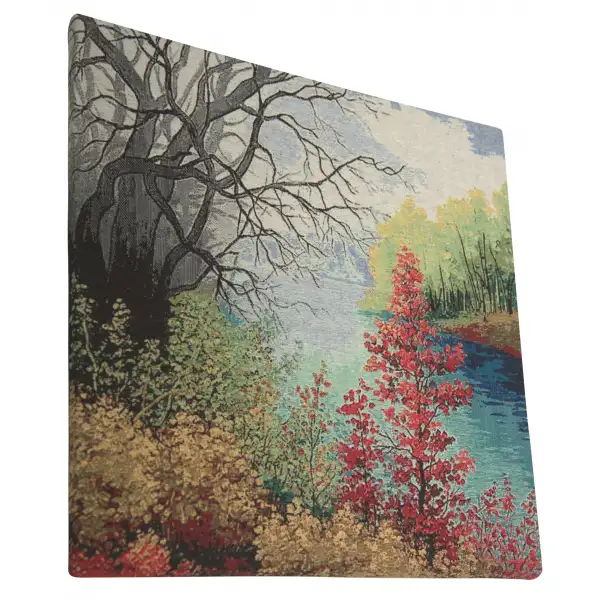The Autumn River  Wall Tapestry Stretched