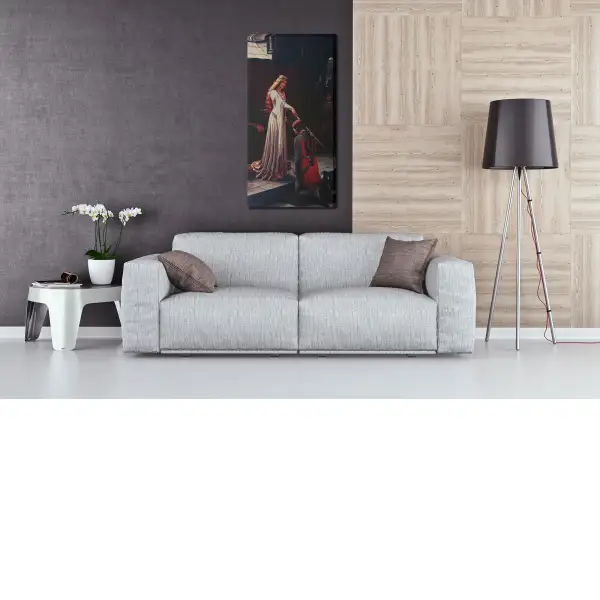 Accolade III without Border Large modern tapestry stretched