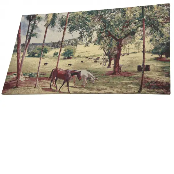 Peaceful Pasture Stretched Wall Tapestry