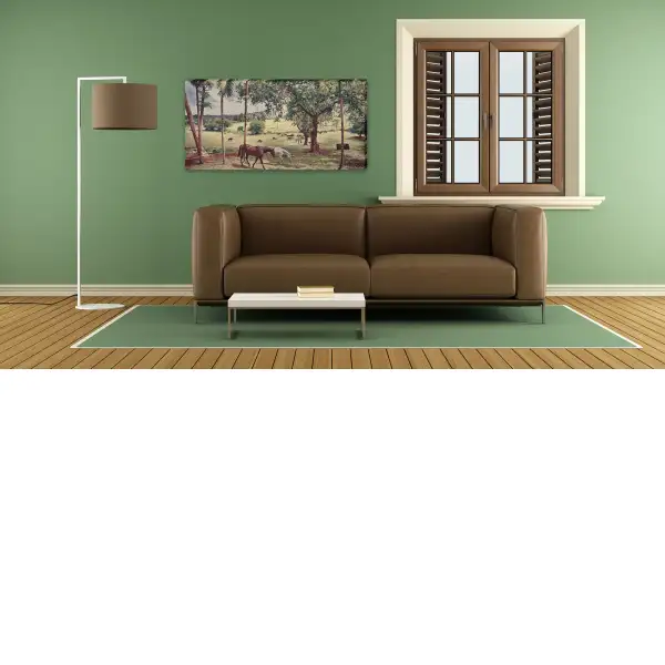 Peaceful Pasture modern tapestry stretched