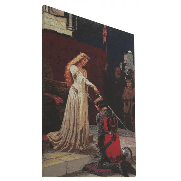 Accolade III without Border Small  Wall Tapestry Stretched