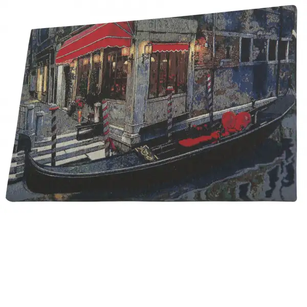Moonlight Gondola  Wall Tapestry Stretched