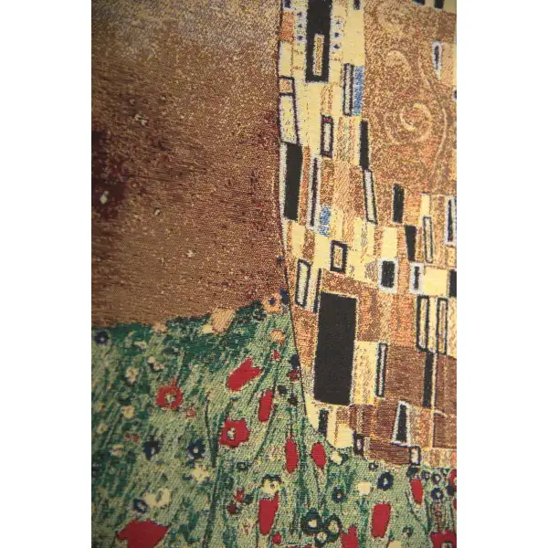 The Kiss V Stretched Wall Tapestry Gustav Klimt