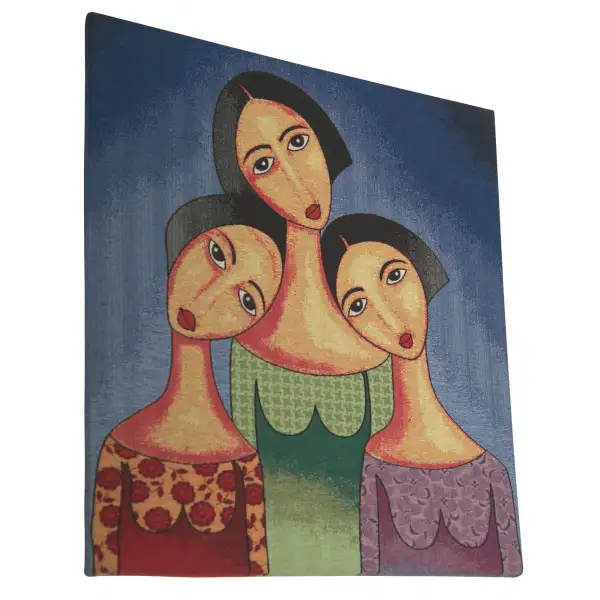 Three Sister  Wall Tapestry Stretched
