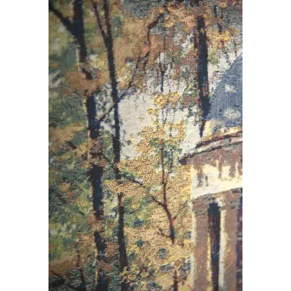 Gazebo in The Park tapestry stretched