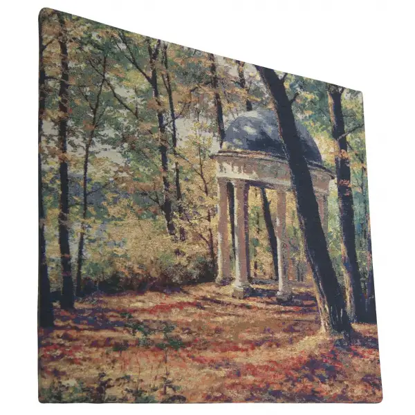 Gazebo in The Park Stretched Wall Tapestry